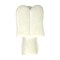 Cream Soapstone Angel Sculpture with Heart 5 inches Hand-Carved